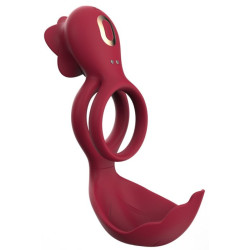 MyPlayToys Cockring avec Rose Vibrante ROSEVIBS